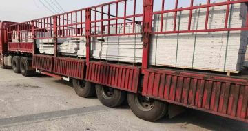 清远 白麻荔枝面外墙干挂，工厂装车日常