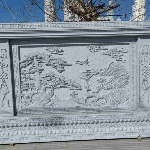 清远 芝麻白大型照壁，屏风，影壁