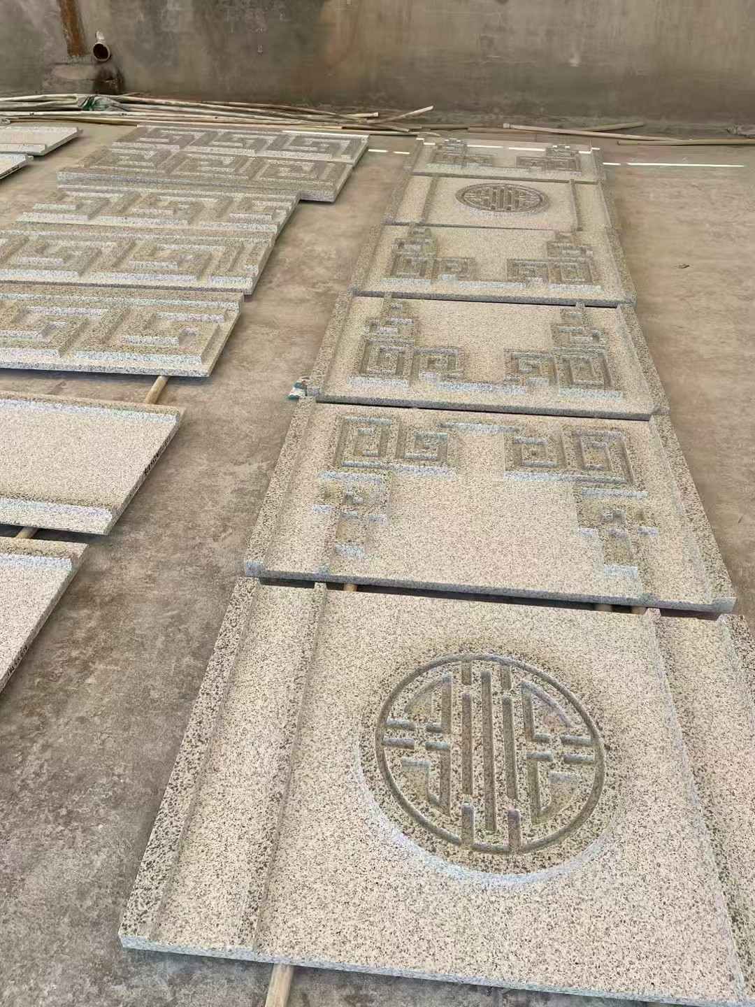 清远 白麻花岗岩外墙立面雕刻板