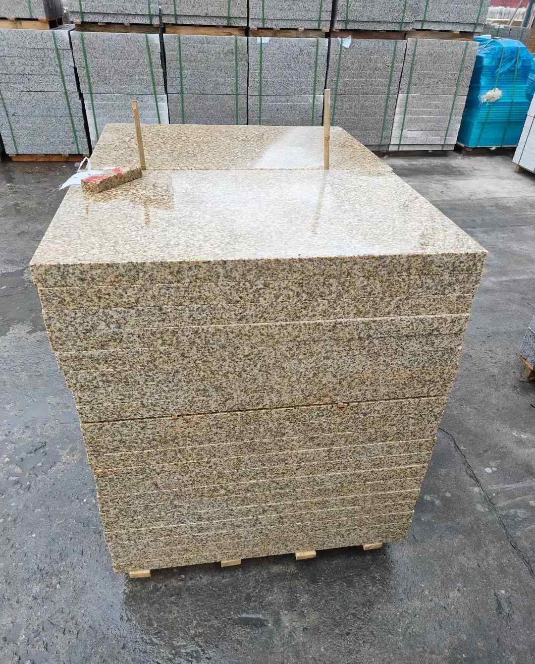 清远 湖北黄金麻花岗岩石材荔枝面外墙石材