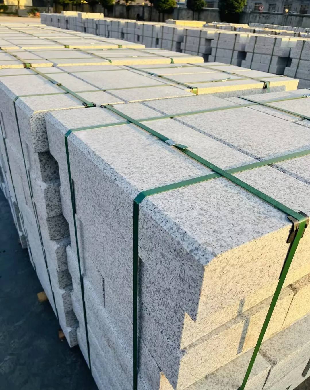 清远 白麻花岗岩路沿石，马路牙子，路缘石，平石，立缘石等