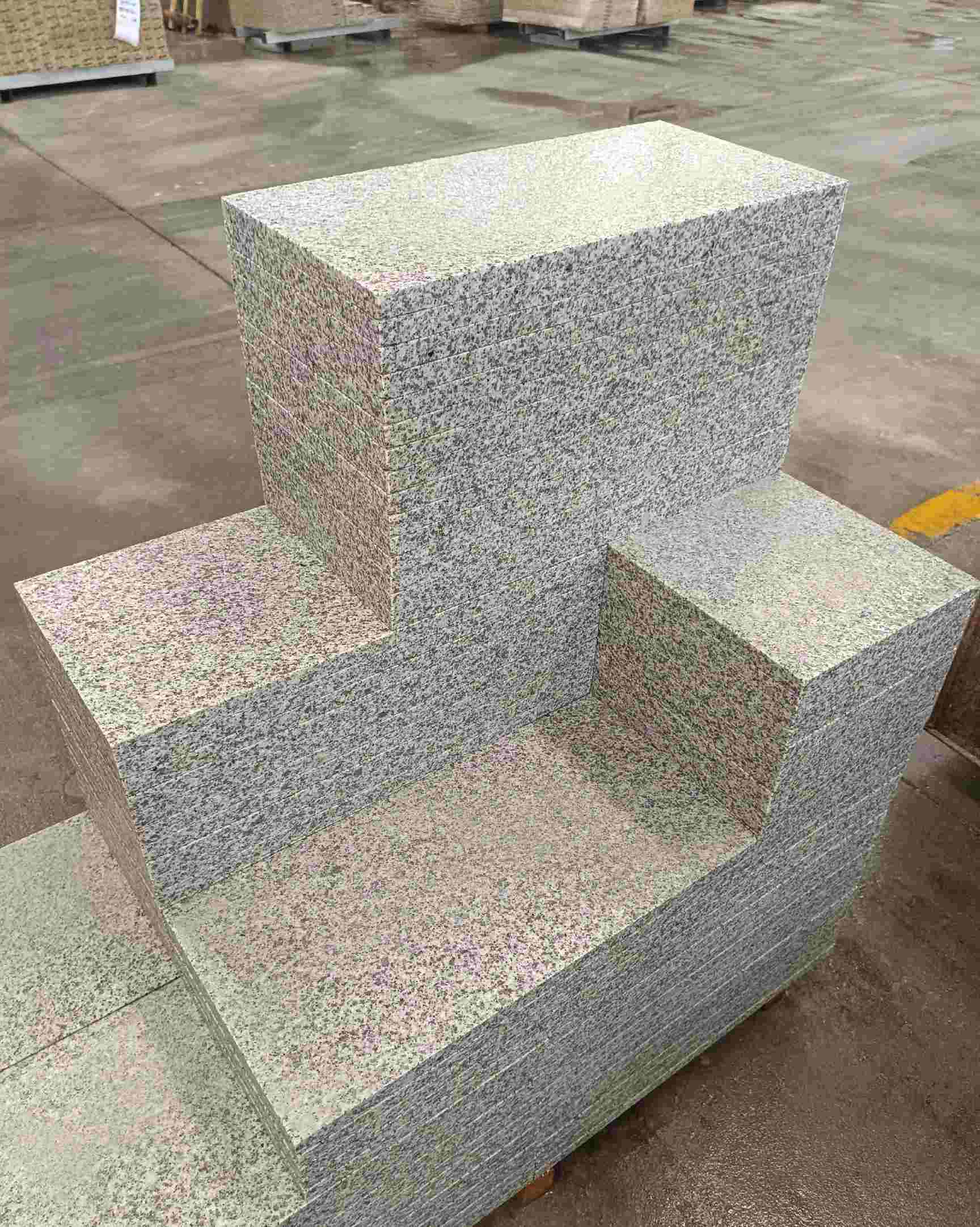 清远 白麻花岗岩荔枝面地铺石