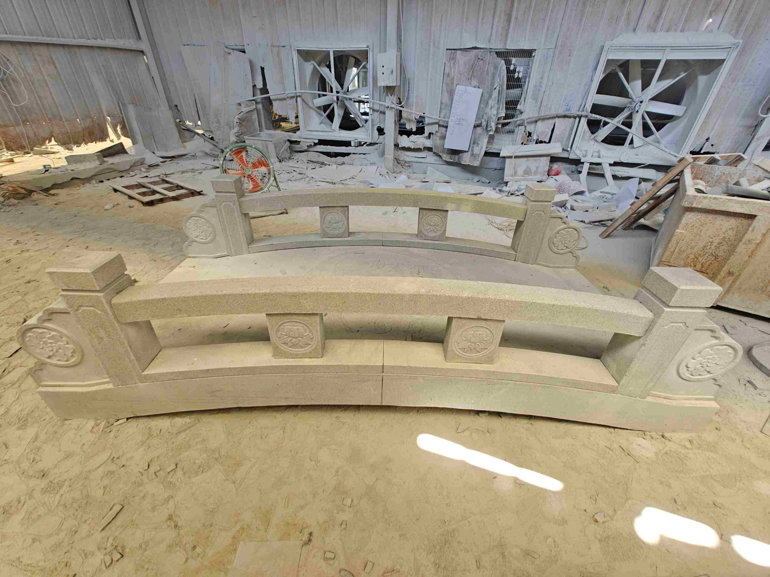 清远 芝麻灰花岗岩异形加工-拱桥，石桥