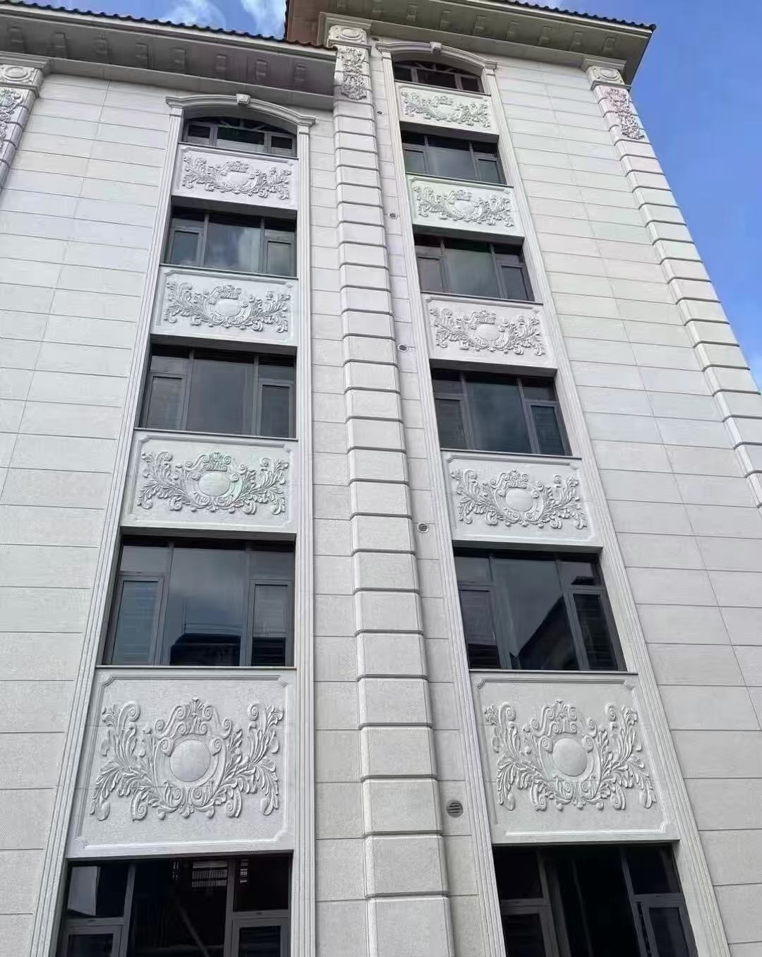 清远 白麻荔枝面花岗岩别墅外墙干挂